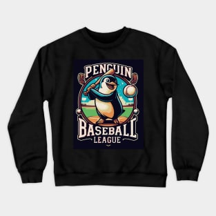 Penguin Baseball Tribute - Penguin Baseball League Crewneck Sweatshirt